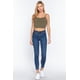 thumbnail image 3 of Top CCwholesalesclothings Algodón Spandex Verde Oliva, 3 of 5