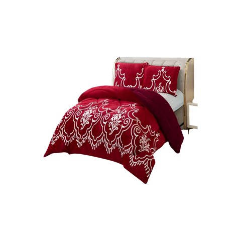 Genérico - Cobertor Con Chiporro Plush 2 Plazas 230X250Cm Burdeo C7