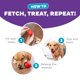 thumbnail image 5 of Juguete masticable para perros Outward Hound Foodies, zanahoria, fresa, rosa, 5 of 7