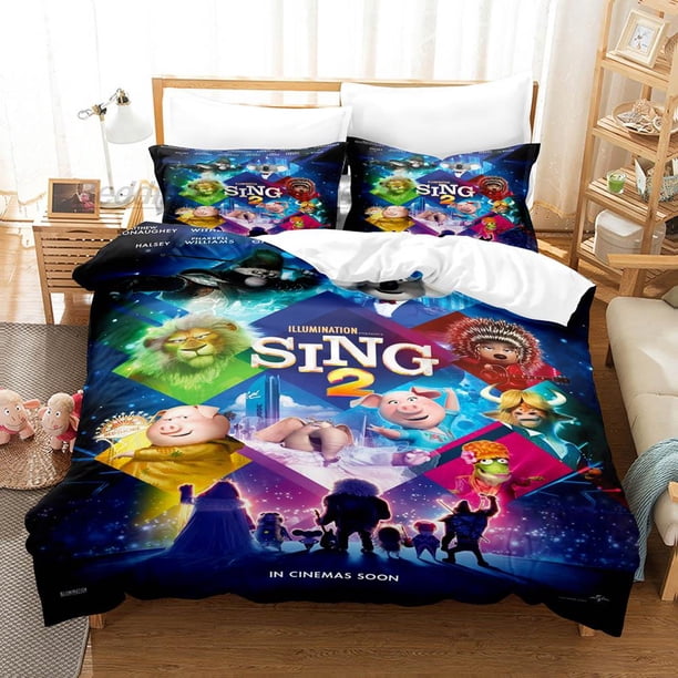 New Sing Bedding Set Bed Set Aldult Kid Bedroom Duvetcover Sets Kawaii Aniem