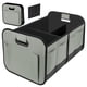 thumbnail image 1 of Organizador de maletero de coche, organizador de almacenamiento de coche con plegable impermeable de gran capacidad de 70L y 10 bolsillos, Oxford, organizador de maletero para coche (gris), 1 of 3