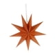 thumbnail image 3 of Estrella Grande 3D, Estrella Colgante Decorativa Grande Para Fiesta, Dormitorio, Cumpleaños, Naranja, 3 of 5