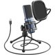 thumbnail image 1 of Micrófono USB para podcast TONOR, condensador cardioide para computadora, 1 of 3