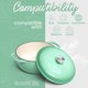 thumbnail image 4 of Olla Holandesa Segretto Cookware 4.6L Verde Chiaro, 4 of 7