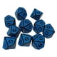 thumbnail image 5 of 10x Juego De Dados Poliédricos Juego De Juguetes De Barra Dados Para Juegos De Cartas Juego De Roles Azul, 5 of 5