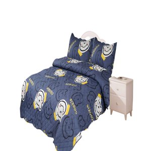 Genérico - Quilt Cubrecama De Verano Plaza Y Media Infantil Azul 05