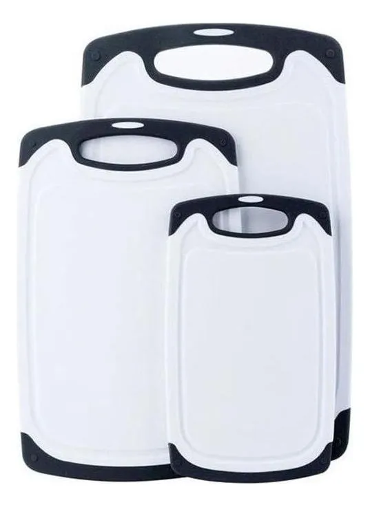Genérico - Pack De Tablas Para Cortar (3 Uni) - Cukin Blanco