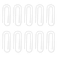 Ioensy - 10 Clips De Acrílico Transparente Multifunción Para Papelería Y Documentos De Oficina, 7,6 Cm X 3 Cm
