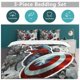 thumbnail image 5 of Captain AmericaCartoon Collection 3-Piece Comforter Set, Personalized Bedding Decor for Kids And Teens Bed Sheets, 5 of 5