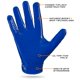 thumbnail image 3 of Guantes de fútbol americano Grip Boost Stealth 6.0 Boost+ Azul Talla M, 3 of 6