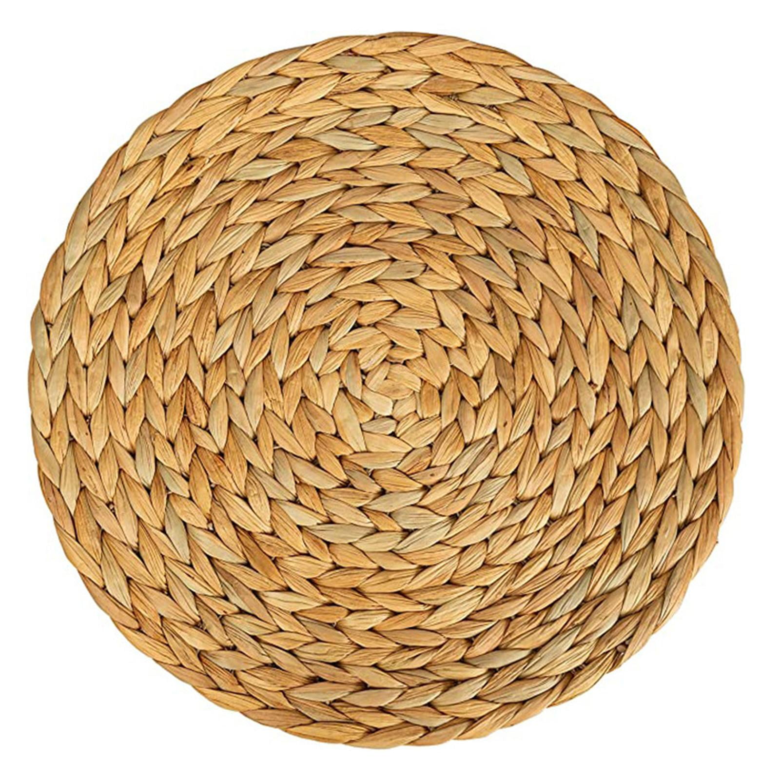 Bothyi - Manteles Individuales Tejidos Almohadillas Resistentes Al Calor Platos Taza De Café Interior Estera De Mesa Redonda 18 Cm