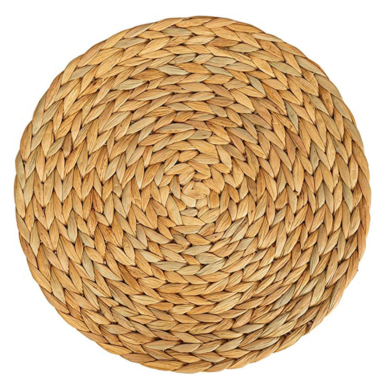 Bothyi - Manteles Individuales Tejidos Almohadillas Resistentes Al Calor Platos Taza De Café Interior Estera De Mesa Redonda 18 Cm