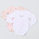 thumbnail image 4 of Body Bebe Niña ML Tripack Multicolor Corona, 4 of 5