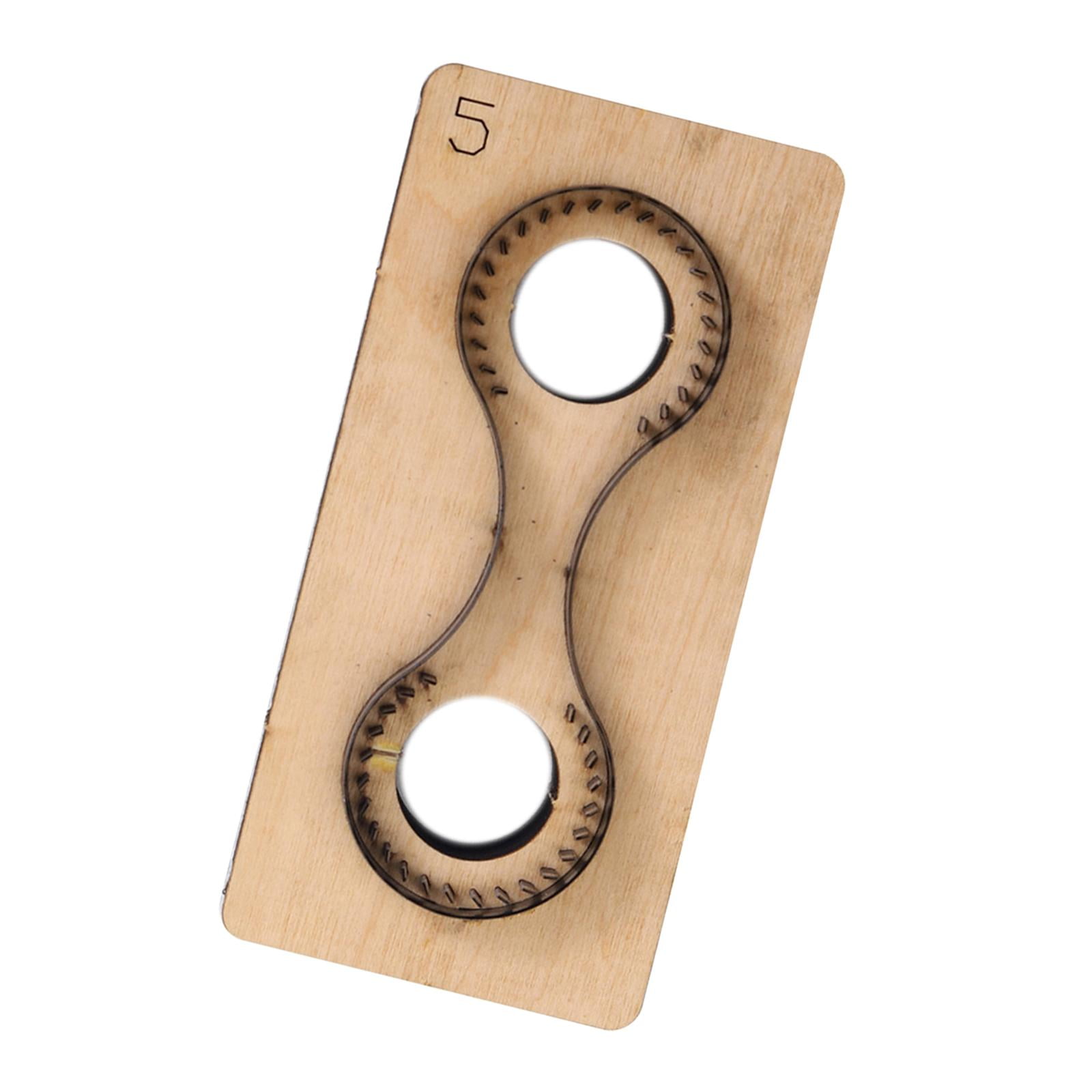 Bothyi - 1x Troqueles De Corte De Metal Llavero Perforadora De Mano Diy Cortador De Madera Para Llavero