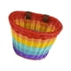 thumbnail image 1 of La Rota De Imitación De La Cesta De La Bicicleta Del Manillar Delantero Del Niño Instala Fácilmente El Arco Iris Desmontable, 1 of 4