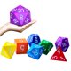 thumbnail image 1 of Set de Dados BESCON DICE 10 cm Arcoíris 7 piezas de Espuma – RPG, 1 of 3