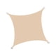 thumbnail image 4 of Rectángulo Protector Solar Toldo Toldo Vela De Sombra Impermeable Para Fiesta Cubierta Patio 2x2m Beige, 4 of 5