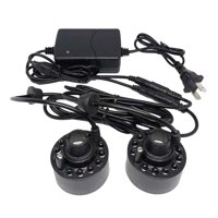 Bothyi - Humidificador De Máquina De Niebla Para Estanque Con 2 Luces Principales, Enchufe Adaptador Estadounidense Para Pecera, Material Pp