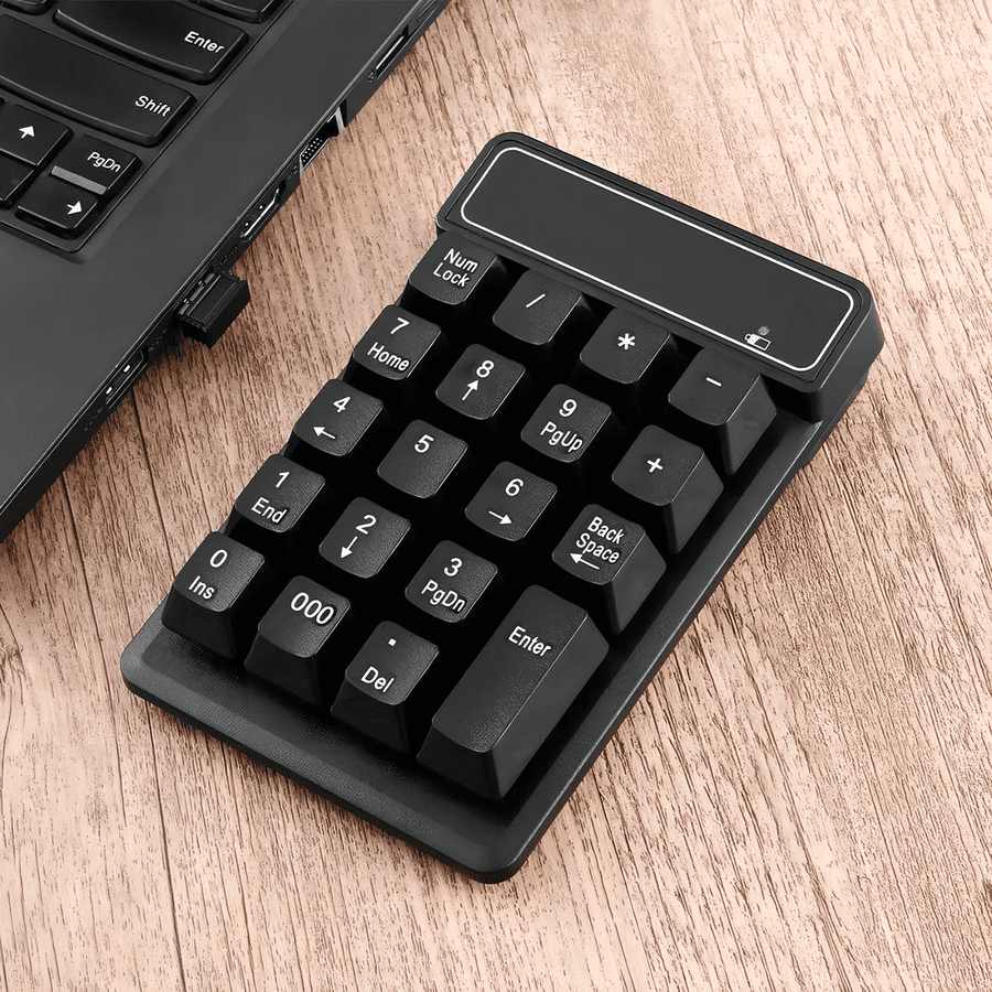 Genérico - Teclado Numérico Inalámbrico 2.4ghz Waterproof Negro