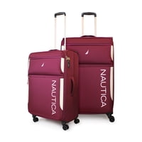 Pack 2 Maletas De Tela M+L Nautica Marbella 20K Y 23K Burdeo