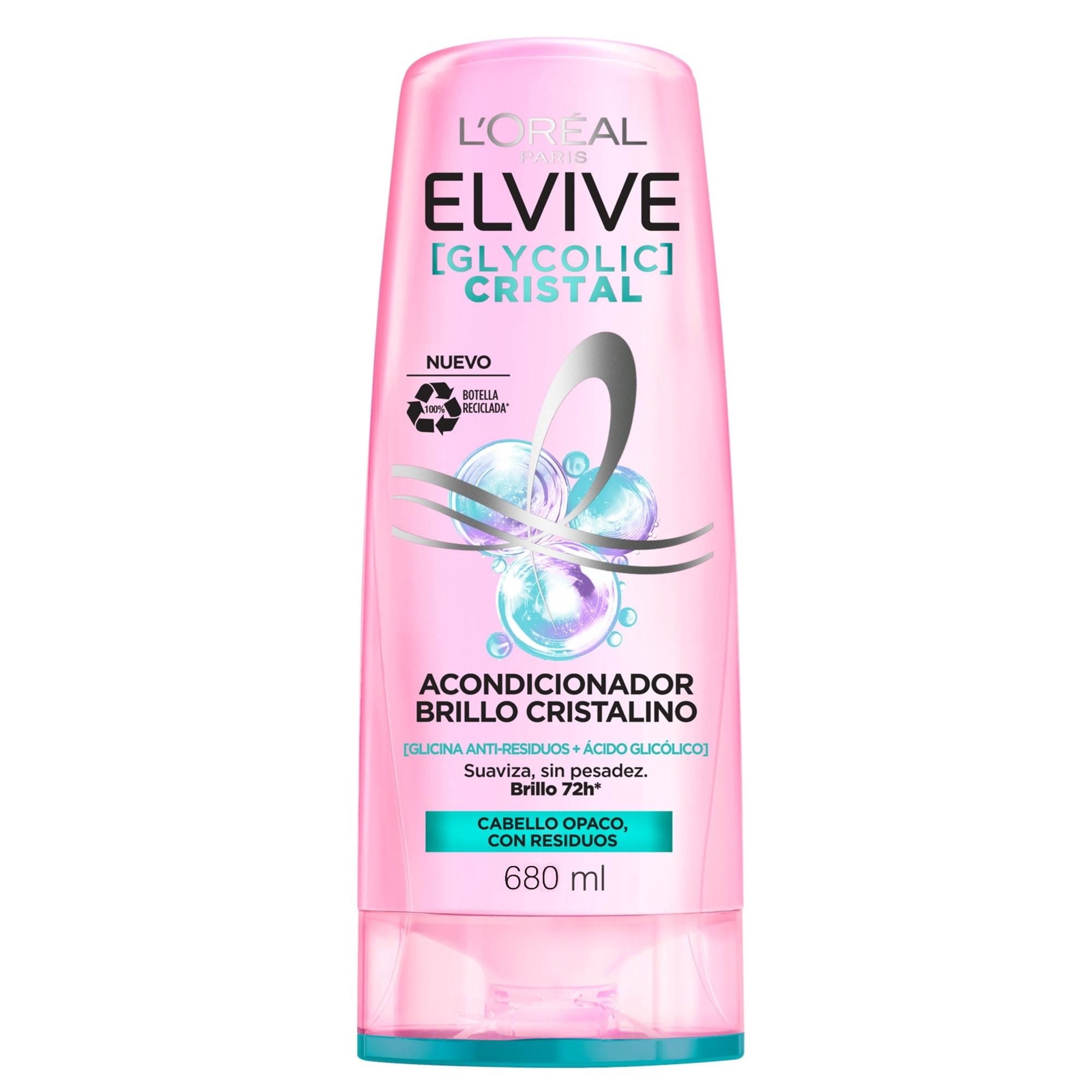 Acondicionador Elvive Glycolic Cristal, 680 ml