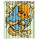 thumbnail image 1 of Cortina de ducha de pulpo, juego de cortina de baño con ganchos, tamaño 60 x 72 pulgadas, 1 of 3