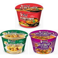 Fideo Instantaneo En Potes Kang Shi Fu Pack 3 Sabores