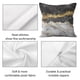 thumbnail image 3 of Juego de 4 fundas de almohada de mármol negro y dorado de 45,7 x 45,7 cm, para decoración del hogar, sofá, sala de estar, estilo rústico., 3 of 6