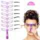 thumbnail image 1 of Reusable Eyebrow Stencils with Handle and Strap - 8 Styles for Perfect Eyebrow Shaping and Grooming, 1 of 2
