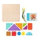 thumbnail image 4 of Juguete de cordones de madera, juguete de viaje de aprendizaje educativo, juguete de desarrollo, juego de cordones Montessori para niñas, niños, niños, 4 of 5