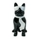 thumbnail image 3 of Estatua De Perro Con Gafas, Figura De Animal Para Patio, Oficina, Sala De Estar, Color Negro, 3 of 3