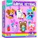 thumbnail image 1 of Kit de llaveros de costura KRAFUN Unicorn para niños de 7 a 12 años con 6 muñecas, 1 of 6