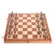 thumbnail image 2 of Set de ajedrez Checkovia 38 cm con tablero plegable de madera y piezas de metal, 2 of 7