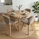 thumbnail image 1 of Comedor Mesa Shanna 100cm + 4 Sillón Rubik Beige Lino, 1 of 4