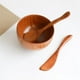 thumbnail image 3 of 1/3PCS Wood DIY Face Mask Mixing Bowl with Spoon Aromatherapy Bowl Set Massage Oil Face Care Salon Essential Makeup Tool Kits, 3 of 3