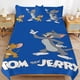 thumbnail image 1 of Tom And Jerry Cartoon Bedding Sets Ultra Soft Skin-Friendly Duvet Cover 3 Piece, Cute Comforter Cover Bed Set for Boys Girls Kids, 1 of 5