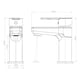thumbnail image 2 of MONOMANDO LLAVE GRIFO LAVATORIO MODELO HIGH DALLAS MARCA PMB, 2 of 6