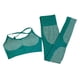 thumbnail image 1 of Trajes De Yoga Para Mujeres Conjunto De 2 Piezas Leggings De Entrenamiento Sujetador Deportivo S Verde, 1 of 5