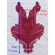 thumbnail image 5 of Parche aplique cosible de pedrería cristal dorada hecho a mano, 5 of 6