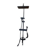 Click Ventas - Columna Ducha 4 Funciones Cuadrada Con Repisa Bidet Negro