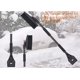 thumbnail image 2 of Kit de pala de nieve 3 en 1 para emergencias en el coche, remoción de nieve en la entrada, con raspador de hielo y cepillo para nieve, parabrisas, pala de nieve plegable portátil para patios, camiones, 2 of 7
