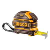 Ingco - Cinta Métrica Huincha De Medir Acero 8Mx25Mm Métrica + Pulgadas