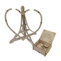 Magideal - Libro De Invitados , Gota, Símbolo De Libro De Invitados , Caja Con Corazones, Caja De Para Boda, Baby , 60 Corazones