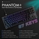 thumbnail image 2 of Teclado mecánico para juegos TECWARE Phantom+ 87 RGB Black, 2 of 8
