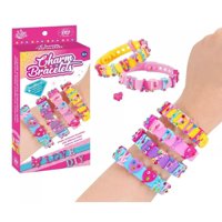 Genérico - Set De 4 Pulseras Con Accesorios Para Niñas Rosa