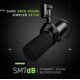 thumbnail image 3 of Micrófono Shure SM7dB dinámico para voz con preamplificador y cable de 6 m, 3 of 9