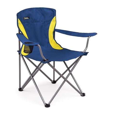 National Geographic - Silla Plegable Camping Acolchada Denver Azul Nat Geo