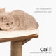 thumbnail image 2 of Cat Tree Vesper 52045, nogal de base alta, 2 of 9