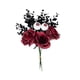 thumbnail image 4 of Ramo De Eucalipto Con Forma De Rosa Y Ojo De Halloween Para Fiestas Y Eventos Festivos En Rojo, 4 of 5