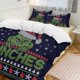 thumbnail image 3 of Funny Christmas Grinch 3 Piece Sets Full/Queen Size - Reversible Microfiber Quilts with 2 Shams Soft Lightweight Bedspread Coverlet Comforter for All Season Bed Sheets, 3 of 5